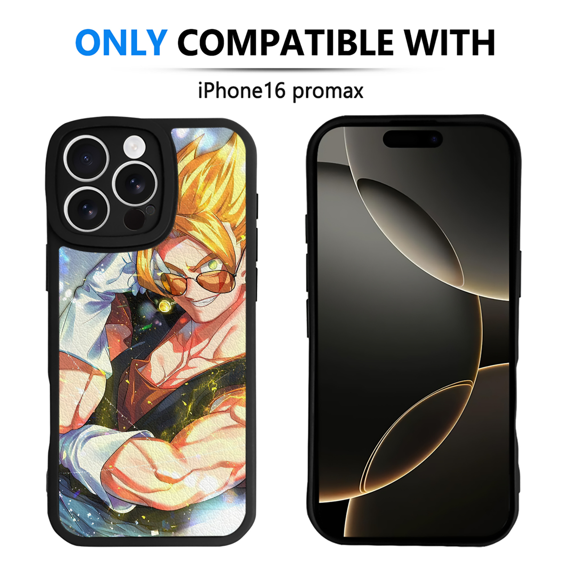 （画像用） ドラゴンボール DRAGON BALL 【iPhone 16シリーズ対応】シリコンスマホケース（レザー調） 材質：シリコン